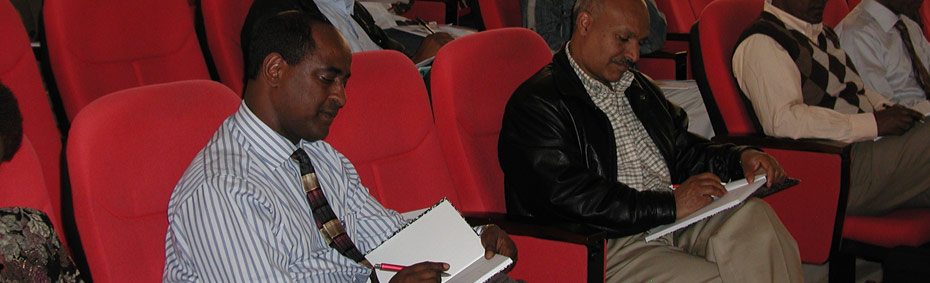 audience at Ethiopia presentation