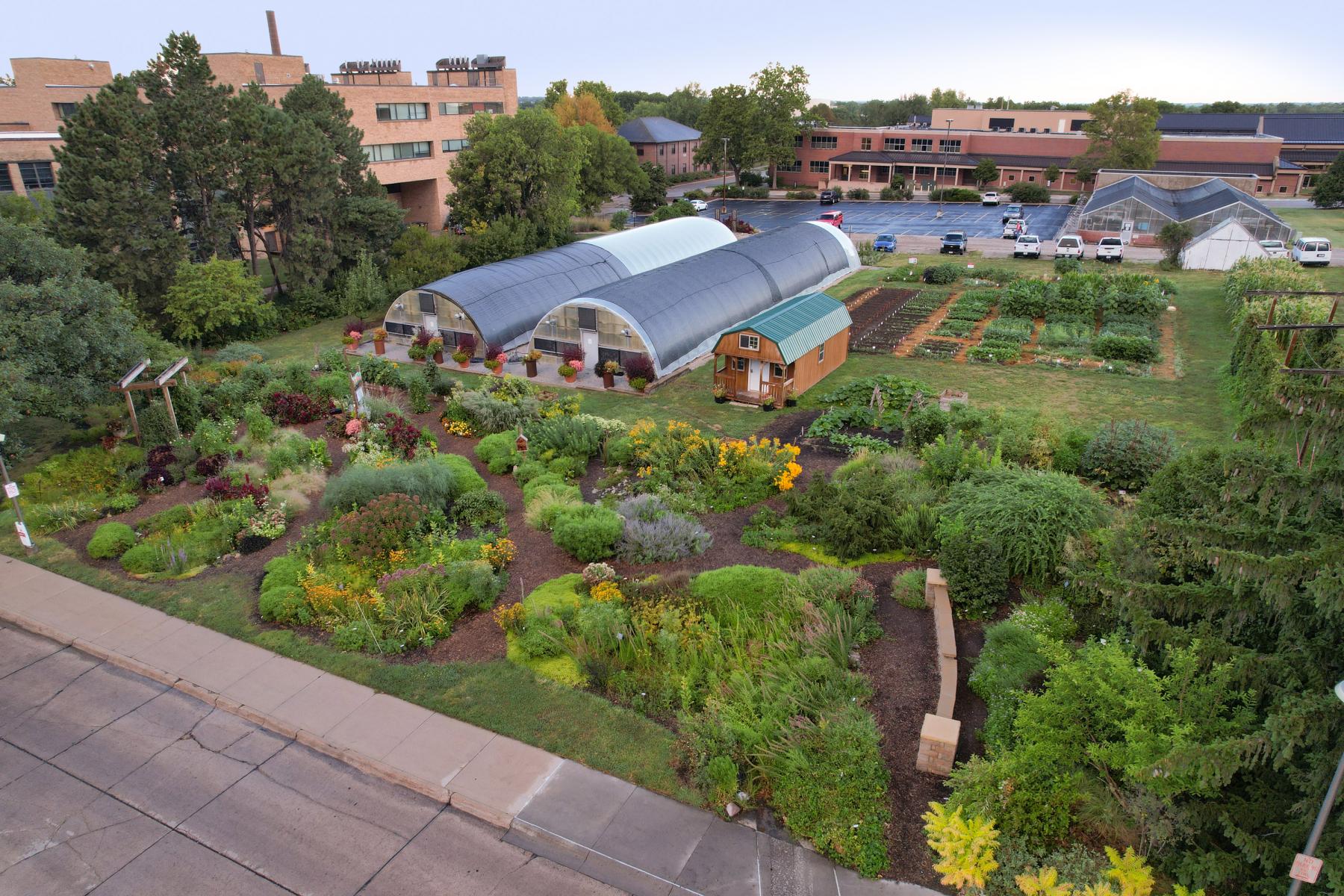 The Backyard Farmer Garden and the Teaching Garden serve as outdoor classrooms for hands-on learning for many of the Department of Agronomy and Horticulture courses.