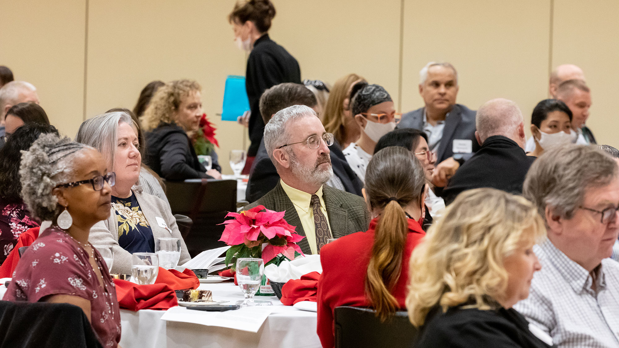 Agronomy and Horticulture faculty and staff attend the IANR awards luncheon Dec. 1. Loren Rye | Pixel Lab