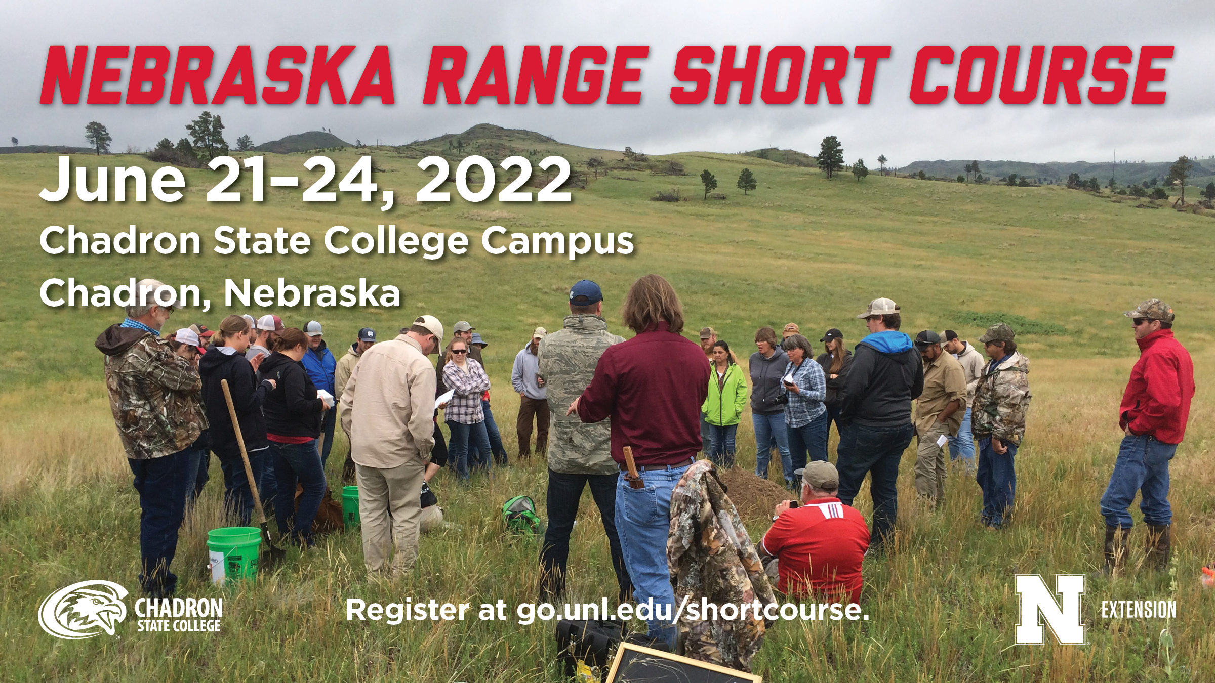 The Nebraska Range Short Course will be held at Chadron State College June 21–24.