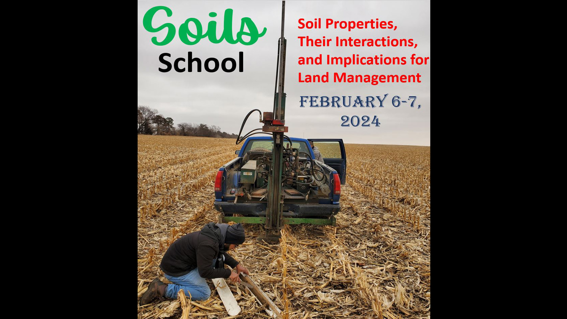 2024 Soils School set for Tuesday and Wednesday, Feb. 6 and 7.