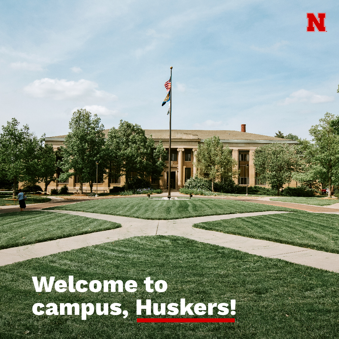 We are kicking off New Student Enrollment today and sending a big welcome our newest Huskers!