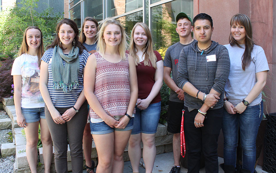 Undergraduate Research and Extension Experiential Learning Fellowship participants 