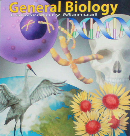 Cover illustration for General Biology Laboratory Manual by Rick Simonson and Sara Taliaferro