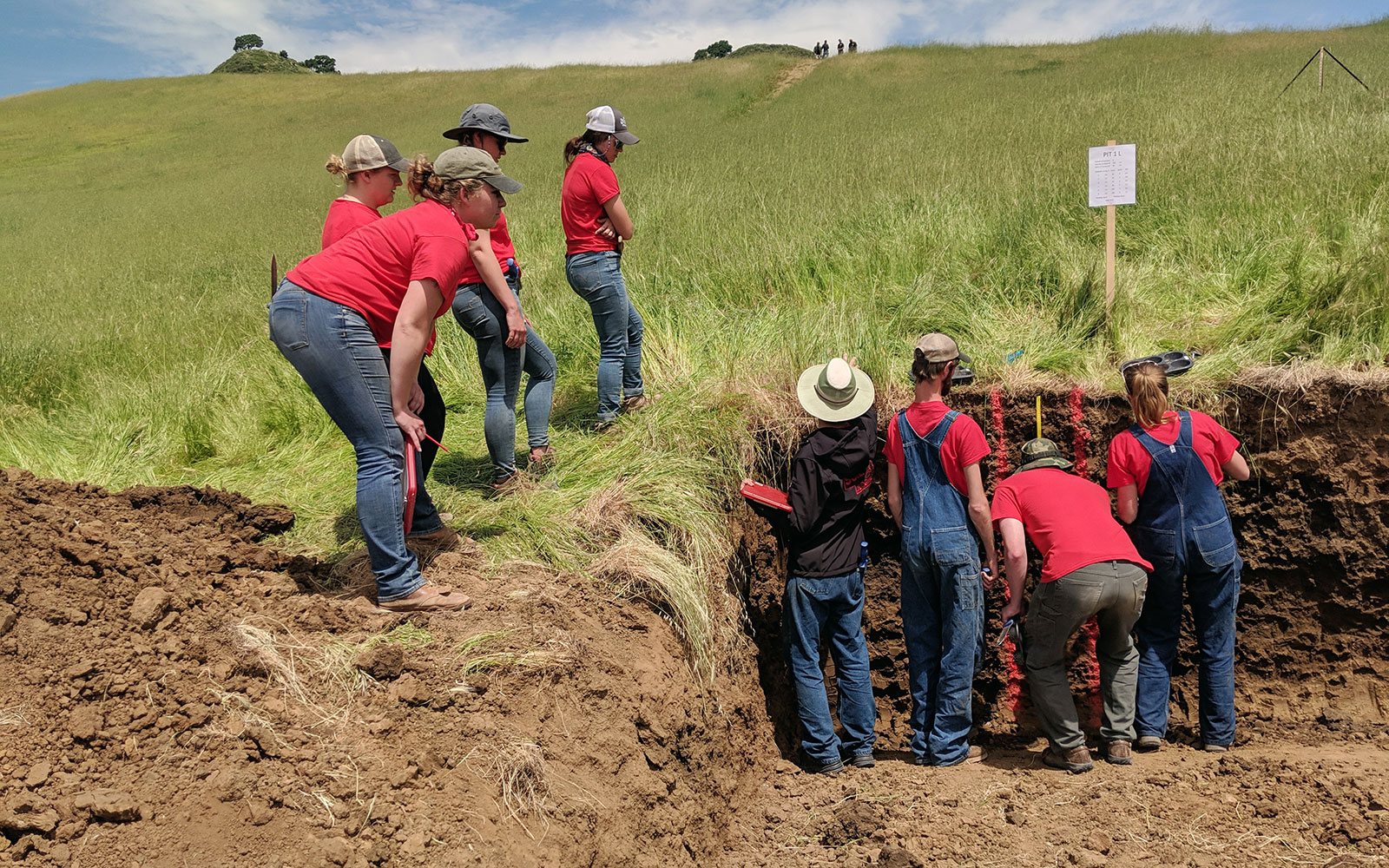 UNL Soil Judging Team competition Nationals 2019