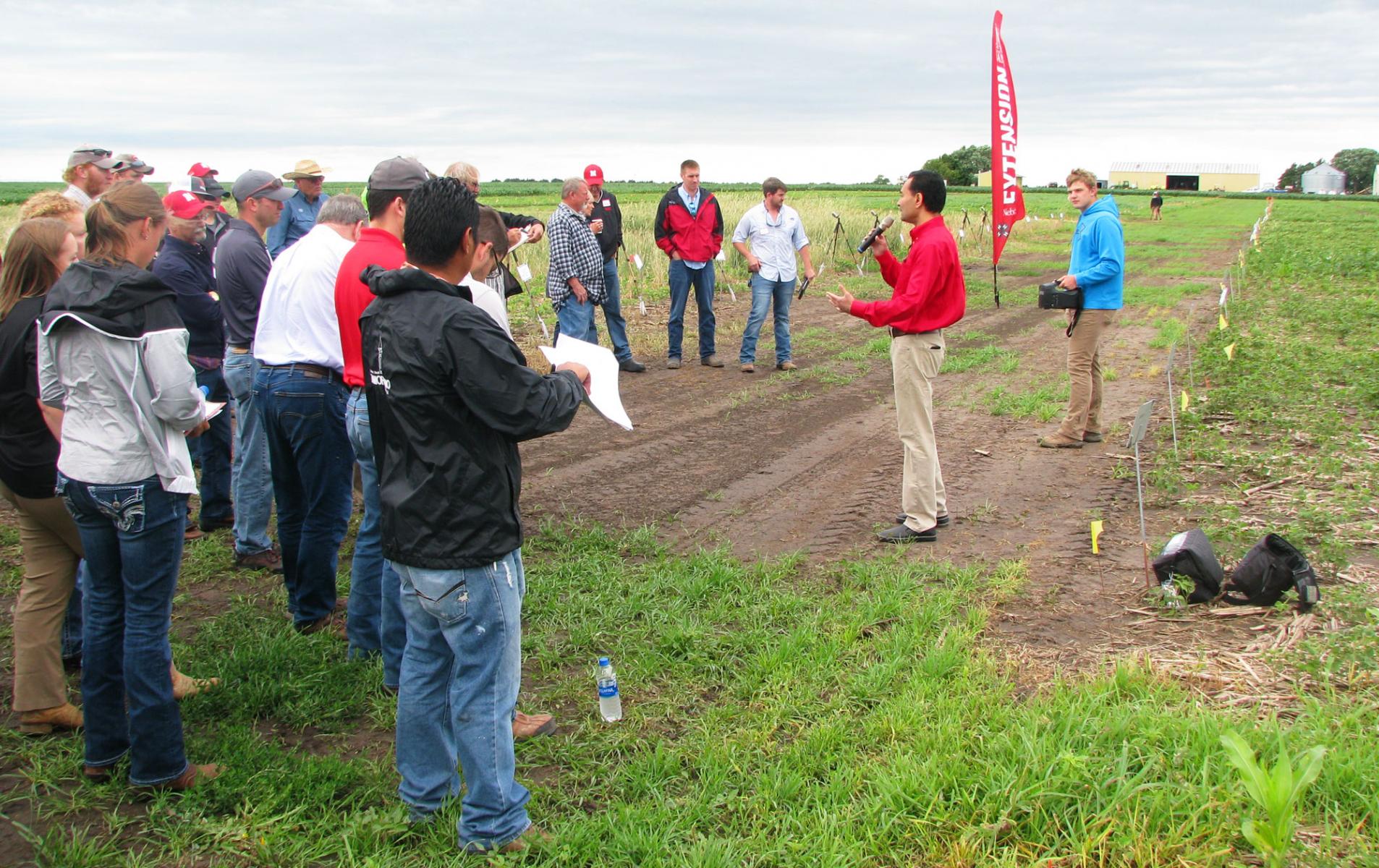 Amit Jhala 2019 weed management field day