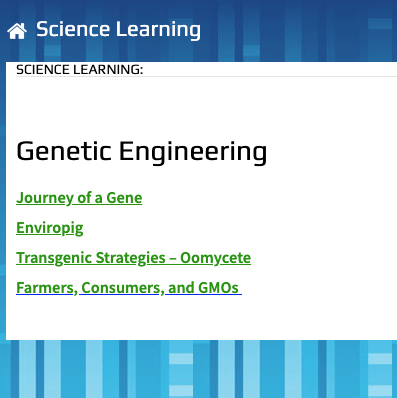 Science Learning: Genetic Engineering