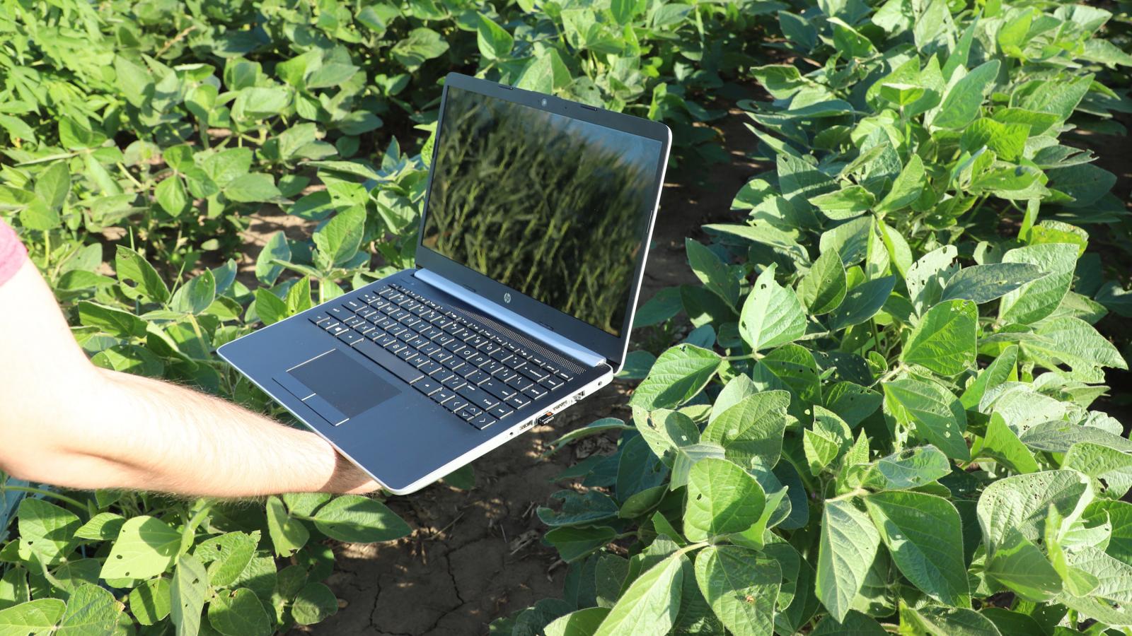 computer in field