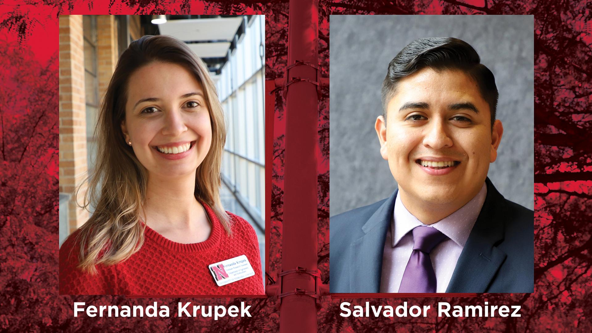 Fernanda Krupek and Salvador Ramirez