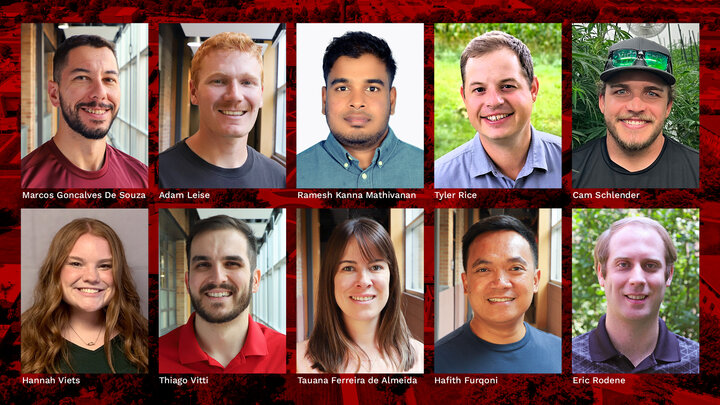 Ten Agronomy and Horticulture graduate students will receive degrees during a combined graduate and undergraduate commencement ceremony Aug. 17 at Pinnacle Bank Arena.