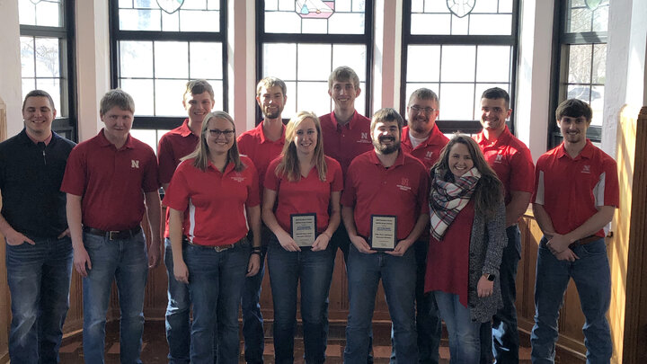 University of Nebraska-Lincoln Intercollegiate Crops Judging Team.