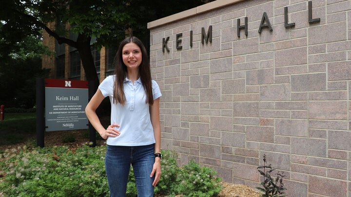 Gabrielle Clifton, a sophomore agronomy major, has gained valuable skills and broadened her knowledge of plant breeding and potential career paths by working with mentors in Nebraskaâs Soybean Breeding Program through the universityâs First Year Research Experience program. 