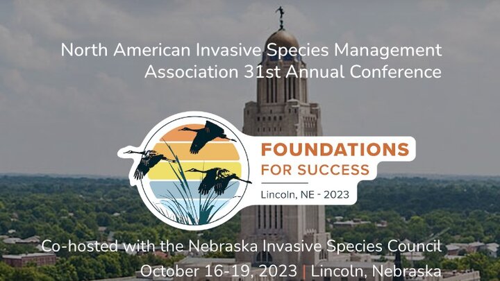 The 2023 North American Invasive Species Management Association annual conference will be held Oct. 16-19 in Lincoln.