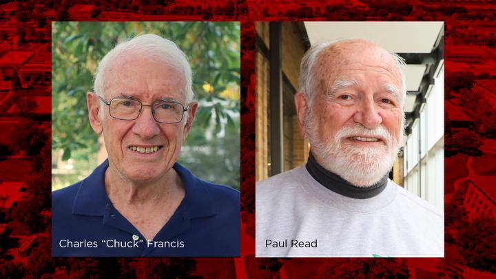 The University of NebraskaâLincoln honored 850 faculty and staff for their years of service to the university Sept. 28 including Department of Agronomy and Horticultureâs Professor Emeritus Charles âChuckâ Francis for 45 years and Professor Paul Read for 35.