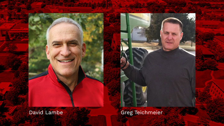 The University of NebraskaâLincoln honored more than 970 employees for their years of service to the university, including Department of Agronomy and Horticulture's David Lambe and Greg Teichmeier, Sept. 6 at the Coliseum.