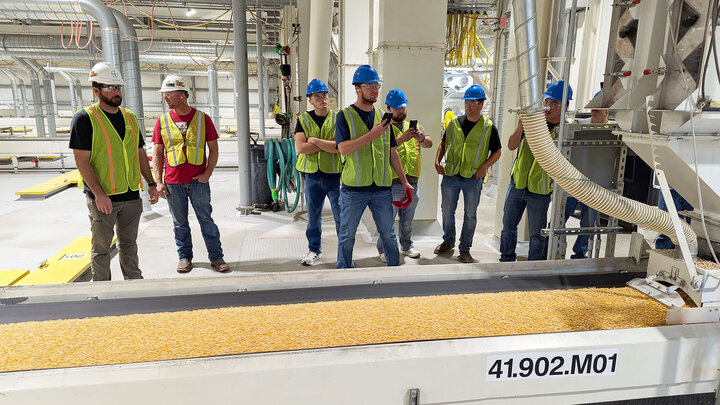 Students in the Seed Industry Enterprises course got an inside look at hybrid seed production at Bayer’s Waco plant — seeing firsthand the science, precision, and teamwork behind every bag of seed.
