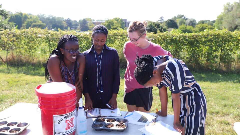 Students Soils class