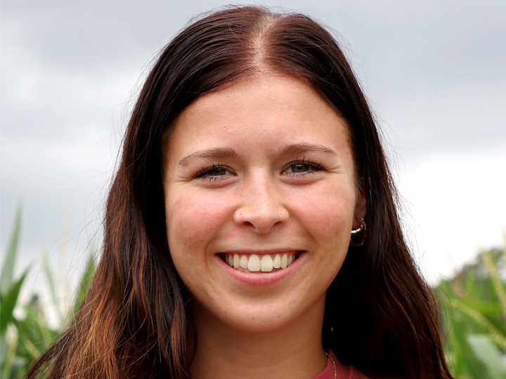 Alexa Cunningham smiles at the camera