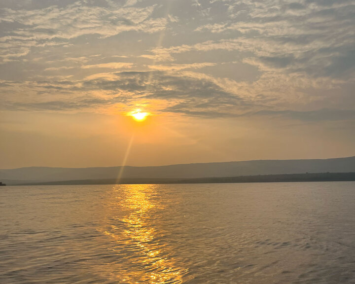 rwanda Sunset on Lake Ihema