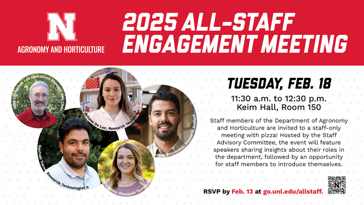 Agronomy and Horticulture all-staff meeting