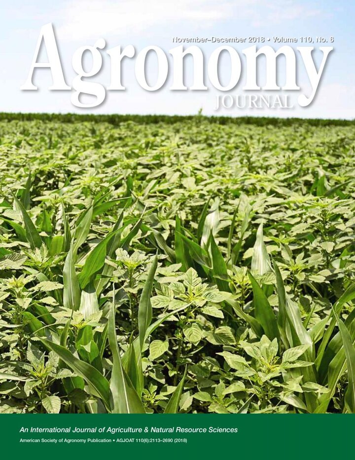 Agronomy Journal cover