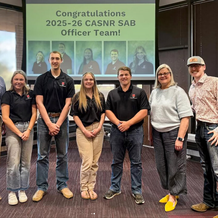 CASNR Student Advisory Board officers