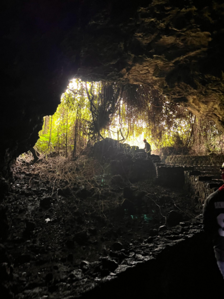 Rwanda cave in park