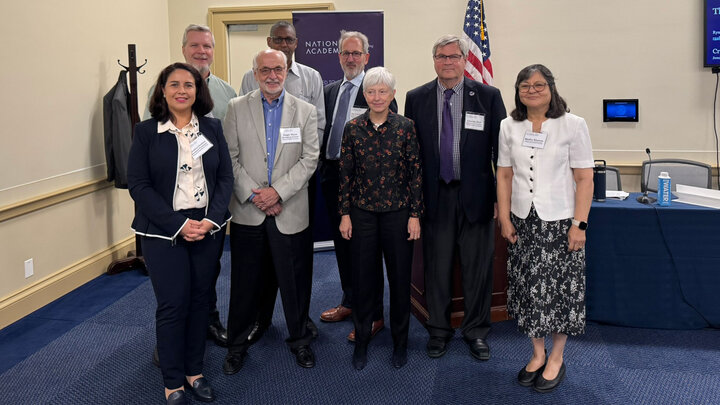 Caro Córdova (University of Nebraska-Lincoln) and other faculty from across the U.S. attend the NASEM Crossroads in Agriculture Symposium on Capitol Hill.