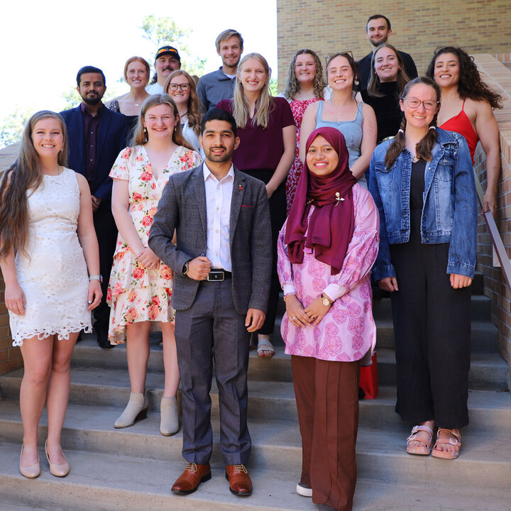 It was great to honor our graduate and undergraduate students earning degrees this weekend at the #UNLAgroHort Graduation Reception in the Goodding Learning Center.