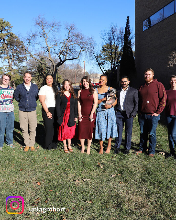 Twenty-six students from the Department of Agronomy and Horticulture, grassland systems major and the Doctor of Plant Health program received degrees. 