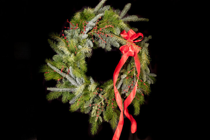 wreath making