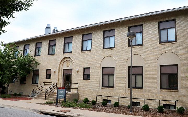Crops Laboratory (currently Kiesselbach Hall) opened in 1933.