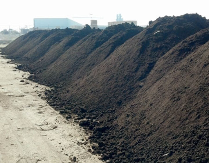 Composted animal manure