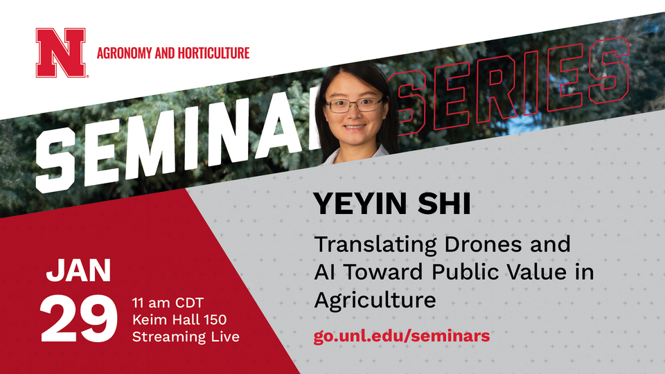 Yeyin Shi will present a seminar Jan. 29.
