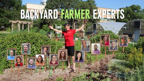 The Backyard Farmer panel will hold a Q&A session with a live audience Sept. 1 beginning at 5 p.m. in the Backyard Farmer Garden on the University of Nebraska–Lincoln East Campus.