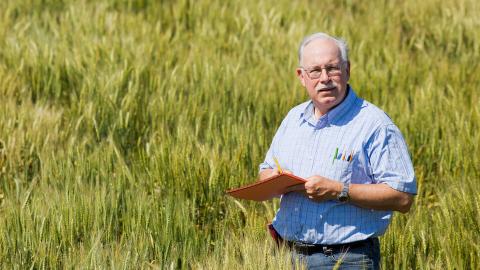 Nebraska’s P. Stephen Baenziger has developed wheat varieties that are used on more than 50% of Nebraska’s wheat acres.