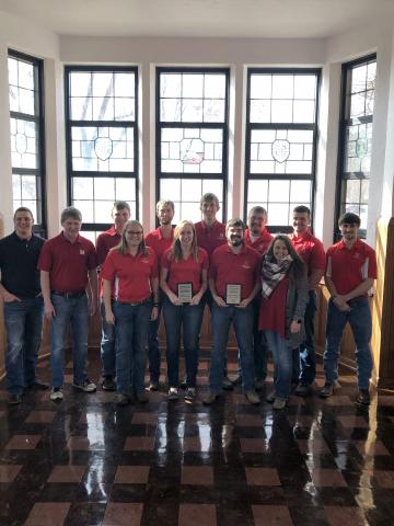 University of Nebraska-Lincoln Intercollegiate Crops Judging Team.