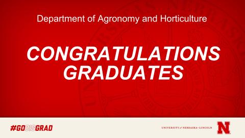 Congratulations to our graduates earning degrees in December.