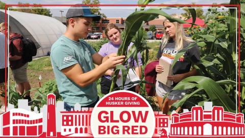 Glow Big Red is the University of Nebraska–Lincoln’s annual 24-hour giving event when Huskers around the world come together to support scholarships, colleges and programs, student groups and activities, inclusion, mental health and many other areas. Make your gift today or any time to the Agronomy and Horticulture students before noon Feb. 15.
