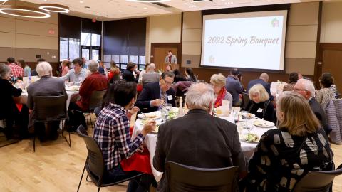 The achievements of students, faculty and staff, past and present, were honored at the Department of Agronomy and Horticulture Spring Banquet April 18 in the Nebraska East Union.