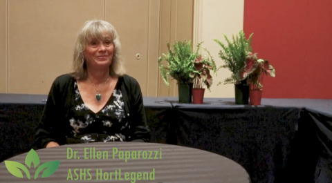 Ellen Paparozzi was interviewed about her life in horticulture at the 2022 ASHS annual meeting and she was highlighted in the Oct. 15 society's e-news. 