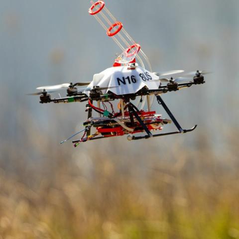 A UNL-designed drone